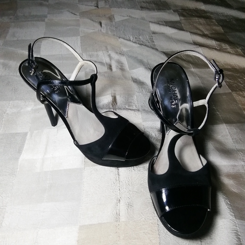 Michael Kors platform high heels sandals size 8
